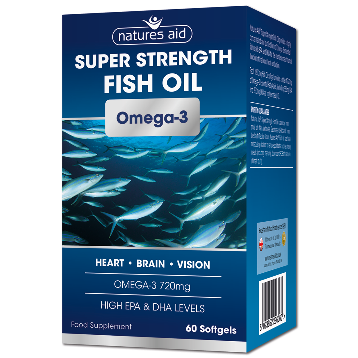 Natures Aid Super Strength Fish Oil (Omega 3)