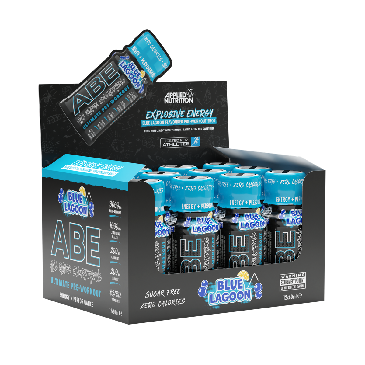 Applied Nutrition ABE (All Black Everything) Shot 12x60ml