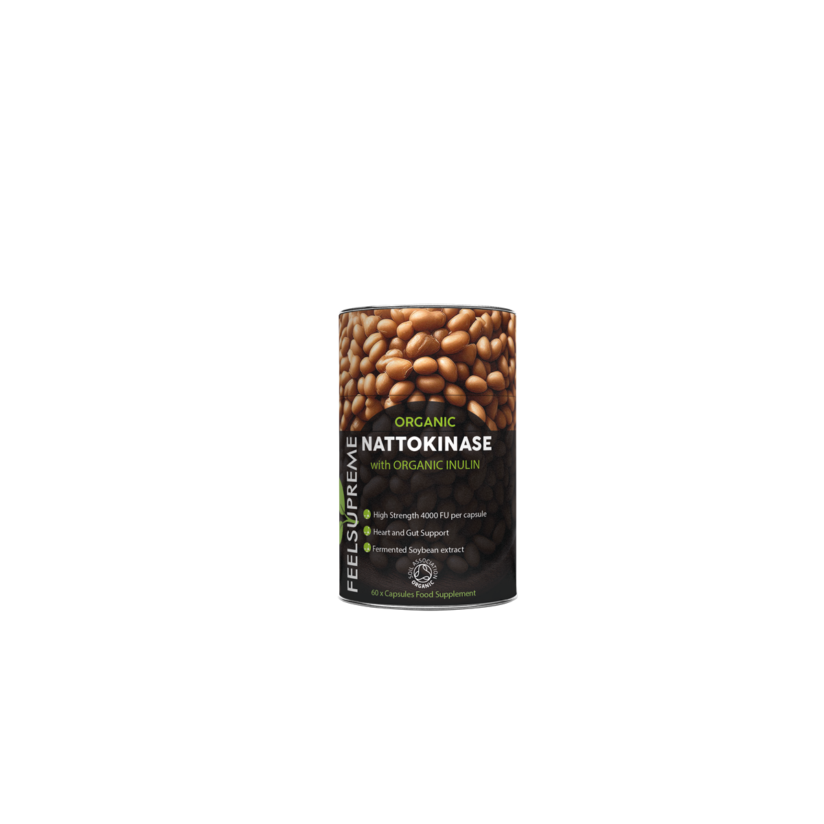 Feel Supreme Organic Nattokinase with Inulin Supplement