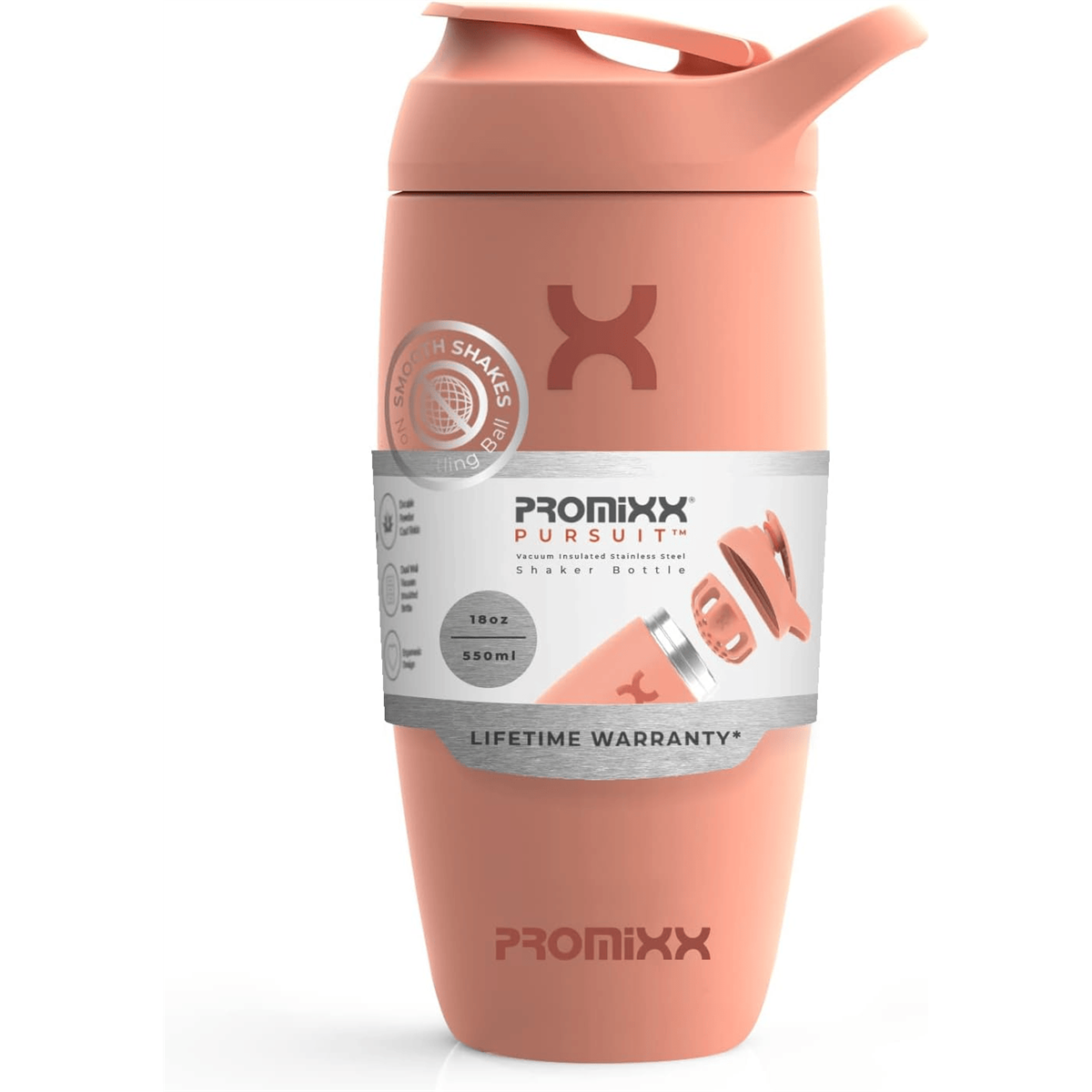 PROMiXX Pursuit Stainless-Steel Shaker Bottle 550ml