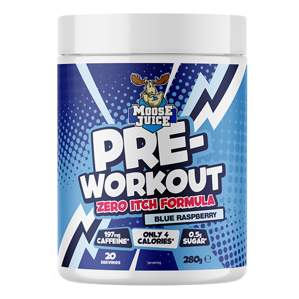 Muscle Moose Pre-Workout - Zero Itch Formula 280g