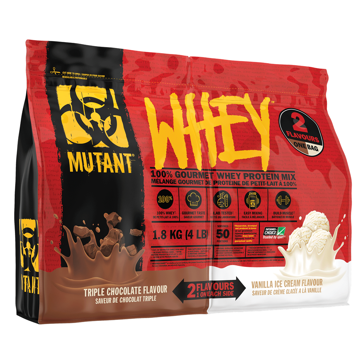 Mutant Whey Dual Chamber 1.8kg