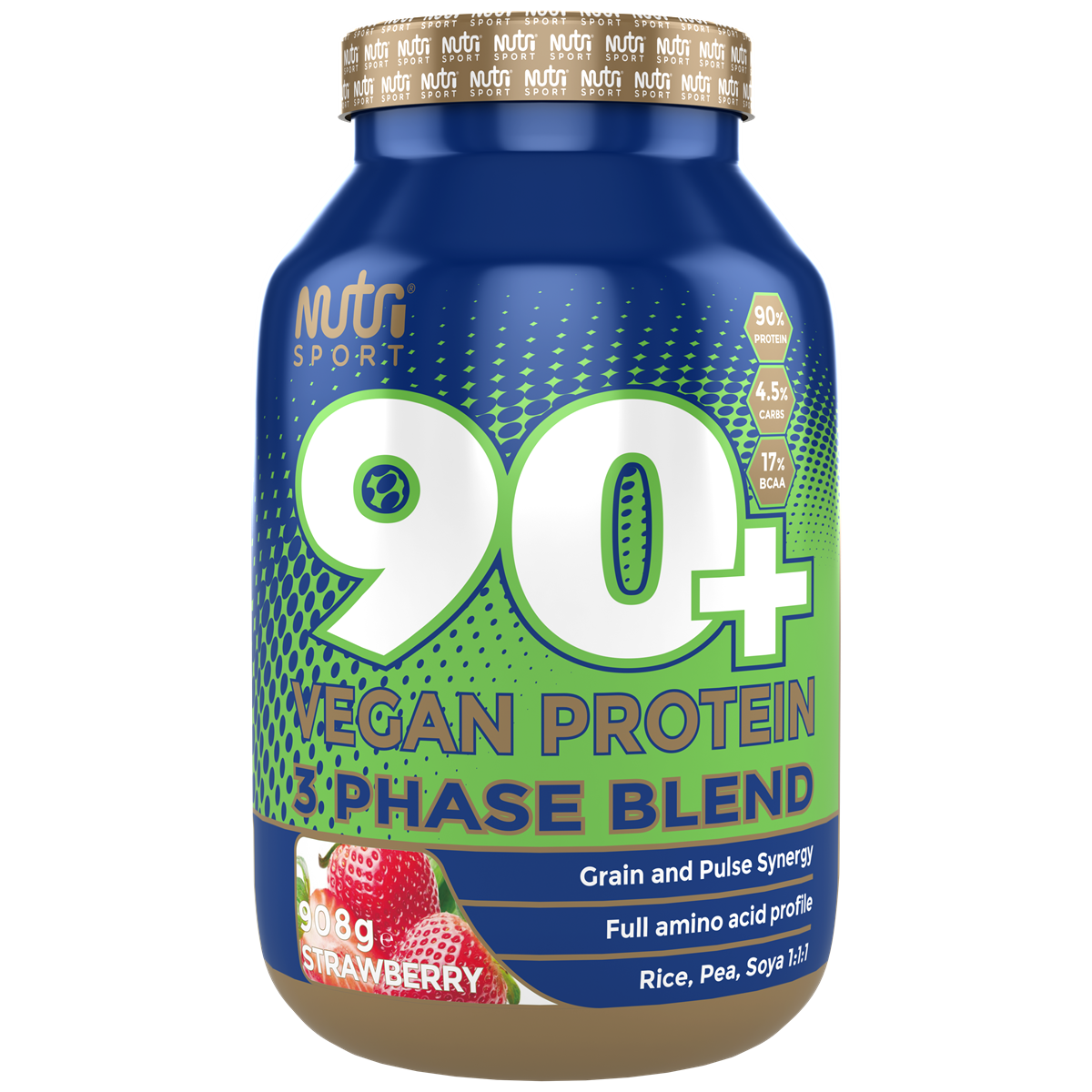 NutriSport 90+ Vegan Protein 908g