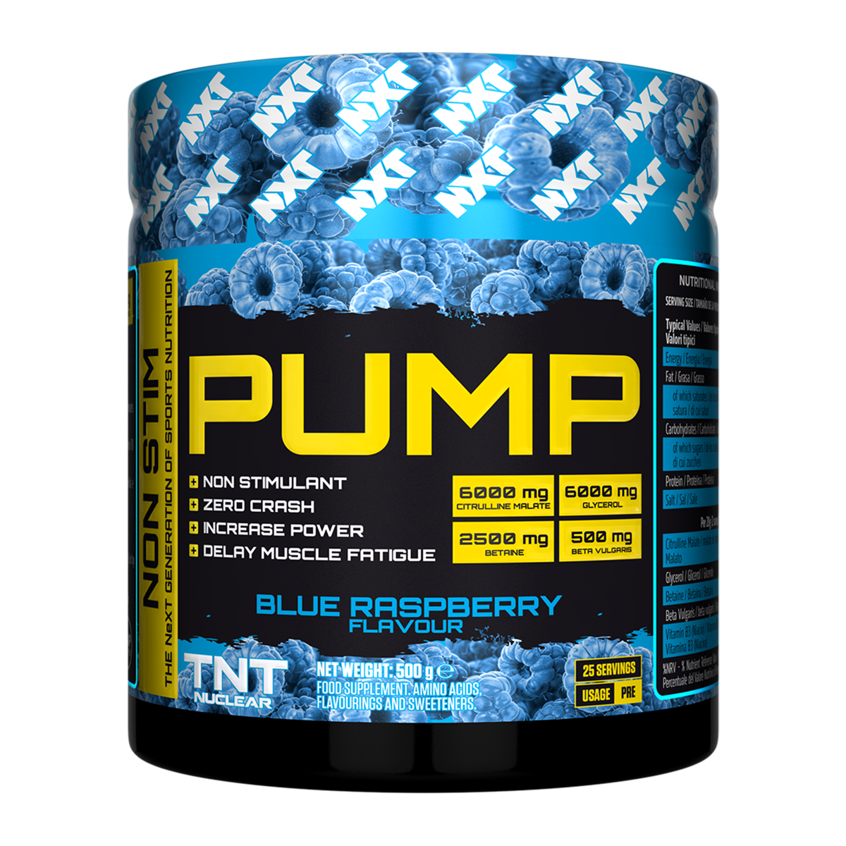 NXT Nutrition TNT Nuclear PUMP (Stim-Free) 500g