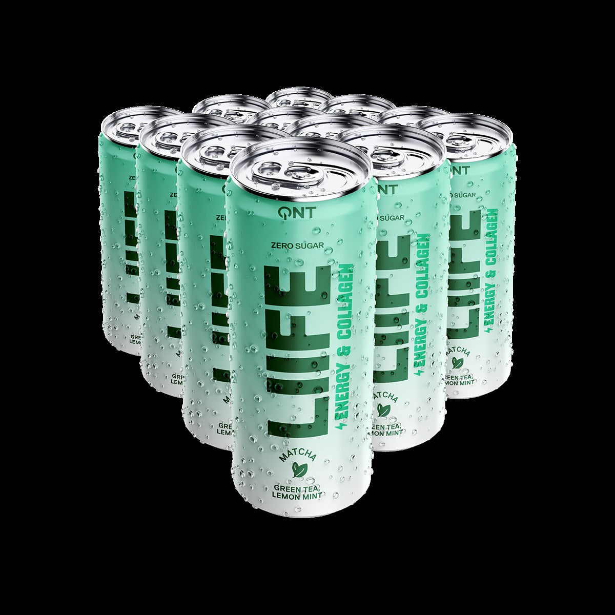 QNT Energy & Collagen Matcha 12x250ml