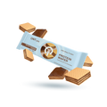 QNT Protein Wafer Bar 32% 12x35g