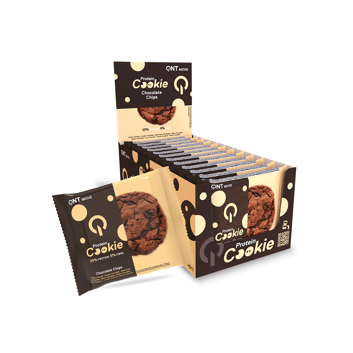 QNT Protein Cookie 12x60g