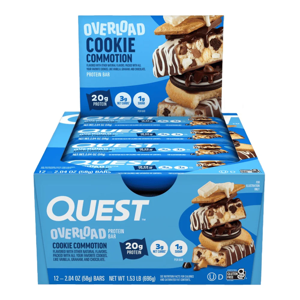 Quest Nutrition Overload Protein Bar 12x60g