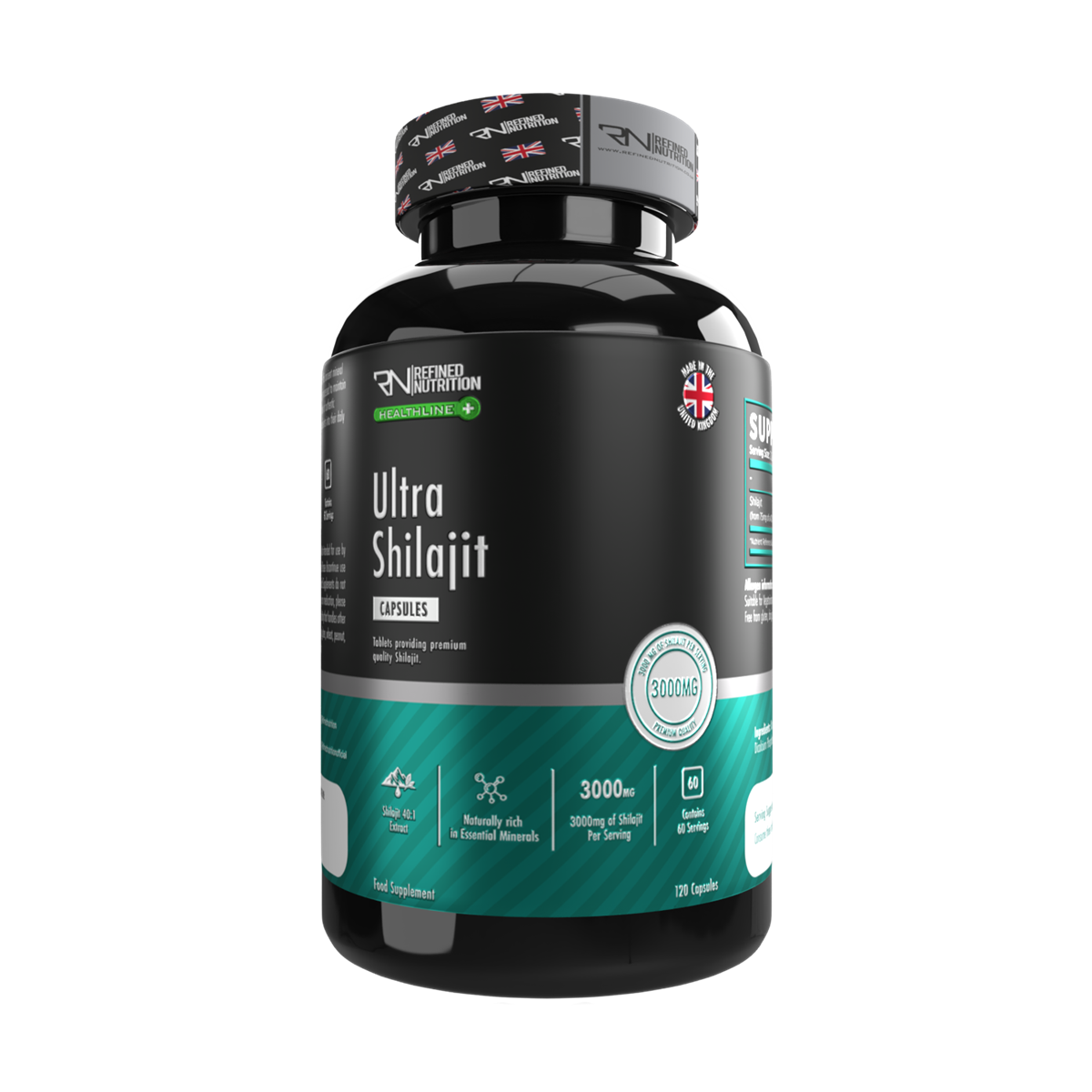 Refined Nutrition Ultra Shilajit 60 Caps