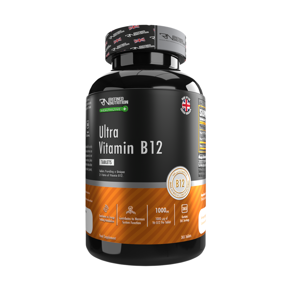 Refined Nutrition Ultra Vitamin B12 365 Tabs