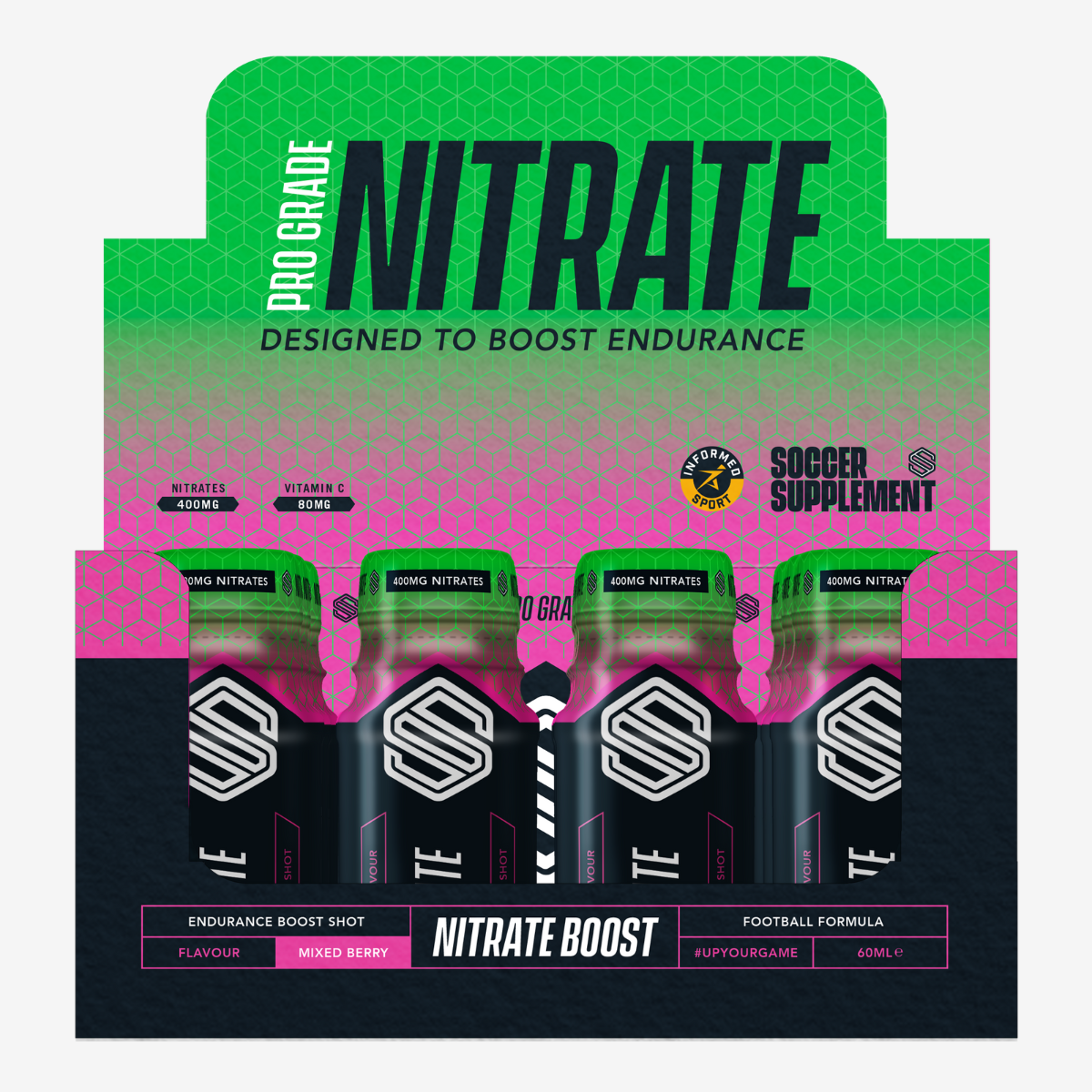Soccer Supplement Nitrate Shot 12x60ml