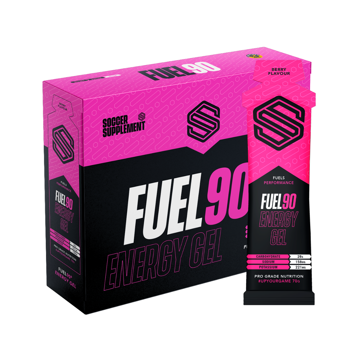 Soccer Supplement Fuel90 Energy Gel 12x70g