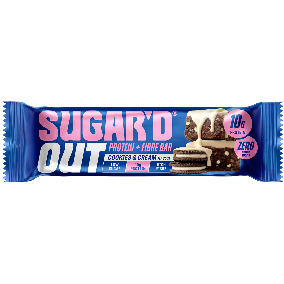 Sugar'd Out Protein + Fibre Oat Bar 15x62g